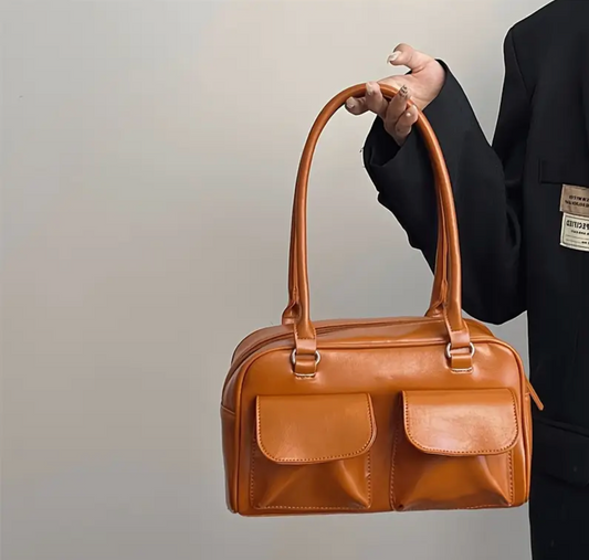 Vintage Chic Bag - Brown/Tan