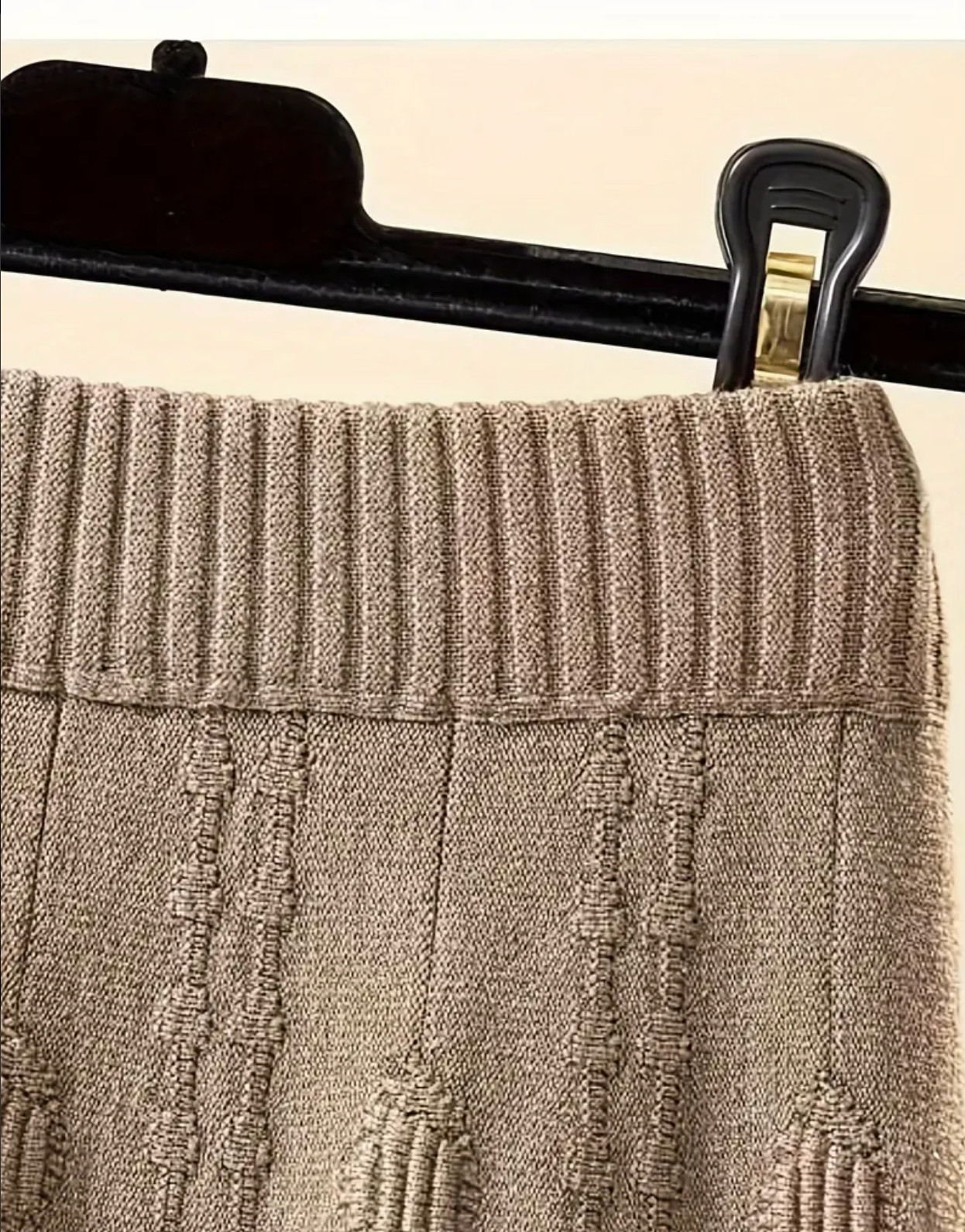 Cozy Rib Knit Skirt Set - Soft Color Block Turtle Neck Sweater