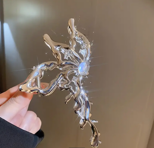 Butterfly Metal Hair Clip