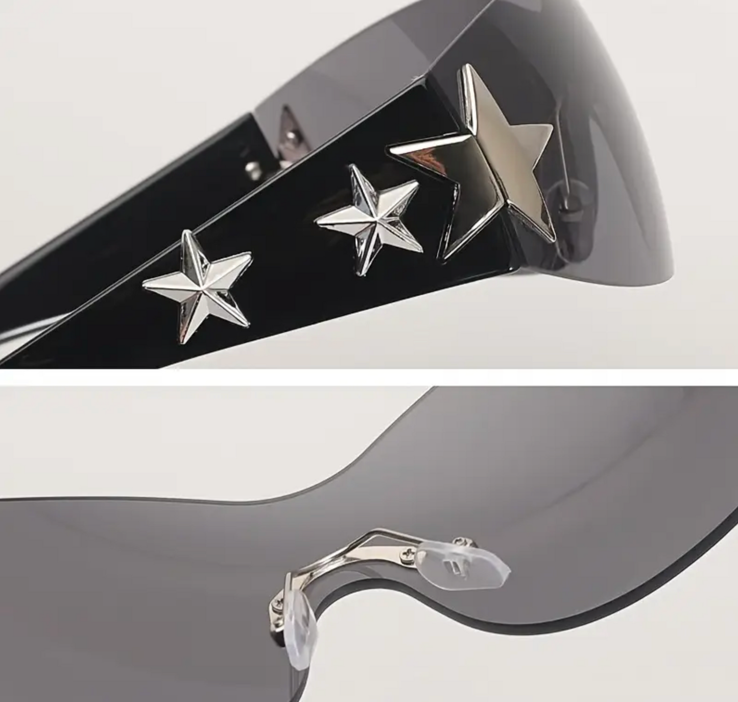 Y2K Star Design Glasses